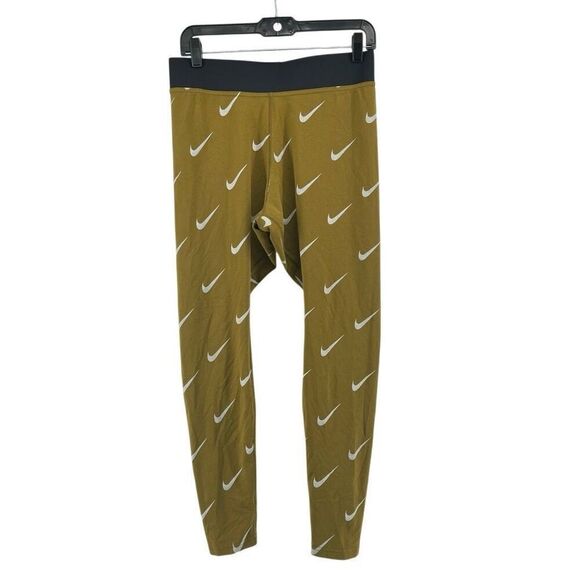 Nike Sportswear Leg-A-See Olive Green Metallic Women’s Leggings Large CJ5024-368 - Picture 3 of 16